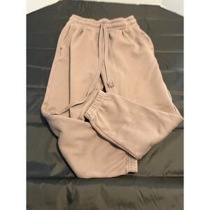 Fabletics Pants Womens XXS Beige Cinched Joggers Sweatpants High Elastic Waist